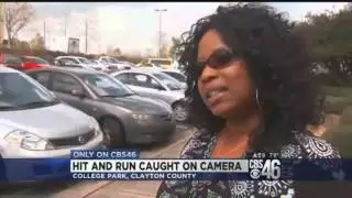 Driver of van caught on cam hitting car, driving away