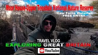 Low Force Waterfall Free Entry Bowlees Newbiggin County Durham【4K】Tourist Attractions | Travel Vlog