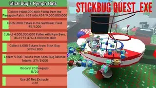 The Suffer of finisihing stickbug beesmas quest (cost me 1000+ tickets)