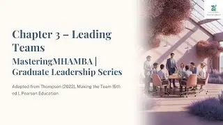 Chapter 3: Leading Teams: Leadership Styles, Power, and Influence Explained | MasteringMHAMBA