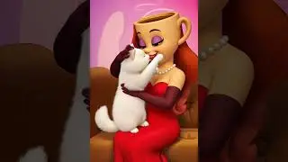 Espressona Signora x Rabbit : Cat Lover #CatLover #CoffeeAndCats #CuteVibes #3DAnimation