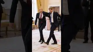 #britishroyalfamily Prince Harry & Prince William Dance Together | Rare Royal Moment