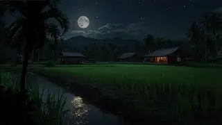 Nighttime Cricket Ambience ASMR | Relaxing Nature Sounds to Sleep, Study, or Meditate 🌙🎧
