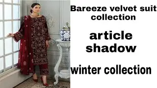 bareeze velvet collection 2021