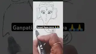 Jai Ganpatbappa#ganesh #art #ytshorts #loveganeshji#shortvideo