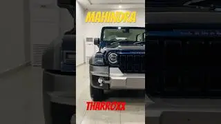 Mahindra Thar Roxx Blue & Red Colour Looks 🔥🔥🔥 #mahindrathar #tharroxx #carxbypeak #mahindra