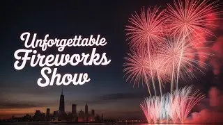 Peaceful Fireworks Display & Piano Music | Welcome 2026 Serenity