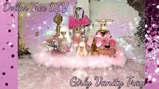 💕Dollar Tree DIY Perfume Tray 🎀