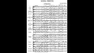 Zolt&aacute;n Kod&aacute;ly (1882-1967) - Missa Brevis {Audio + Full score}