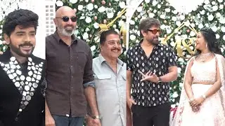 Chiyaan Vikram, Legend Saravanan, Sathyaraj, Siva Kumar at Director Jerry Daughter Reception