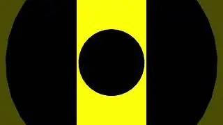 Black Triacontatrigon Yellow Background Scale Up #shorts