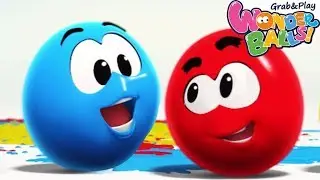 Colors with WonderBalls | Learn Rainbow Colors With Color Balls | Learn Colors For Toddlers Children