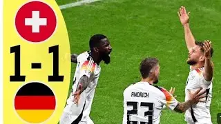 Switzerland vs Germany 1-1 || Highlights & All Goals || EURO CUP 2024 GERMANY
