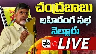 Chandrababu Live | Chandrababu Naidu Public Meeting At Nellore | TDP | AP Elections 2019 | Alo Tv
