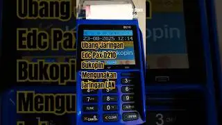 Setting Jaringan LAN EDC BUKOPIN PAX D210 parimanta #bukopin #settings #edc #tutorial#pingmestore