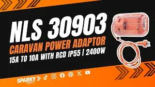NLS 30903 | Адаптер питания для автодома 15А на 10А с УЗО IP55 | 2400 Вт