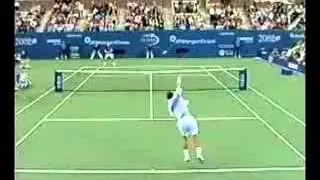Pete Sampras great shots selection against Andy Roddick (US Open 2002 QF)