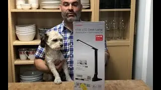 Tenergy 11W Dimmable Desk Lamp with USB Charging Port