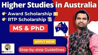 Australia Higher Study | Australian Awards & RTP Scholarship (Full Guidelines) II বাংলায় II