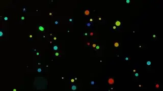 Colorful Dot Blur Particle Background Animation