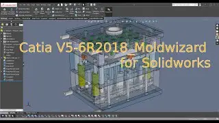 Catia V5-6R2018 Moldwizard for Solidworks