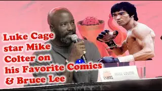 Luke Cage star Mike Colter on his Favorite Comics & Bruce Lee at Comic Con Los Angeles