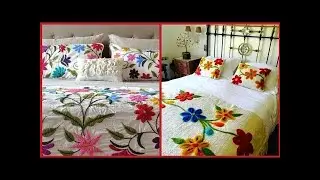 Luxury Embroidered Bedsheets#Hand Embroidered Designs#Trendyfashion #VogueFashion | Mint Fashion