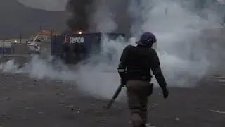 Violent clashes in Hout Bay Harbour