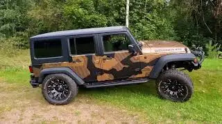 1 JEEP Wrangler dizaino sukūrimas, klijavimas - vinile wrapping #CustomWrap