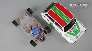 TTS Autobianchi A112 - Slotcar mit Frontantrieb