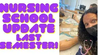Nursing school update! The LAST semester 🤪 #momincollege #LVNtoRN