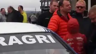 Subaru de Laurent L&eacute;onard.Rallye des Ardennes 2015
