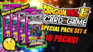Открываем 3-летние суперкарты Dragon Ball &laquo;COLOSSAL WARFARE Special Pack Set x4!!&raquo; *sp04