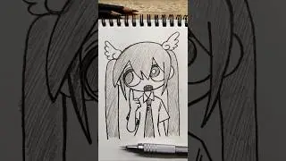 how to draw Hatsune miku ✨ face #hatsunemiku #初音ミク＃重音テト #vocaloid #イラストメイキング