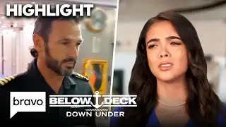 Captain Jason Didn't Approve Marina de Barros' Promotion | Below Deck Down Under (S3 E15) | Bravo