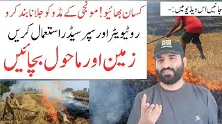 Stop Burning Paddy Stubble | Cause of Samog | Awareness Message for Farmers | Agri InterlMuzafar Ali
