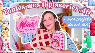 🧶 Projets CROCHET d&rsquo;&eacute;t&eacute; ☀️ + je note mes TAPESTRY CROCHET + une nouvelle technique ?
