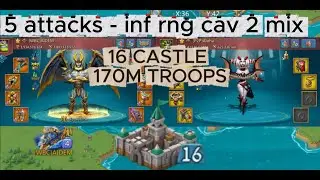 SOLO Burn Aloha 170m Troops? 1.4B Might Castle Lv16 | Lords Mobile