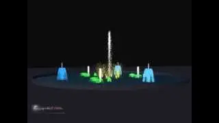 Water Light Tech 15 Dancing Fountain Bahrein Simulation