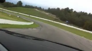 mosport legend horst kroll driving my R8 around the GP Track