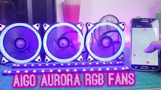 Aigo RGB Fans Review | Aigo Aurora R5 & A5 RGB Fans | indusTech.pk