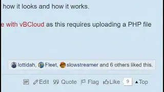 vBulletin 5 Plugin: Likes Summary