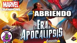 MARVEL CHAMPIONS: LA ERA DE APOCALIPSIS - Dentro de la Caja - Unboxing Juego de Mesa - unna