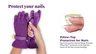 Dig It Handwear&reg; with Pillow Top ProtectorTM