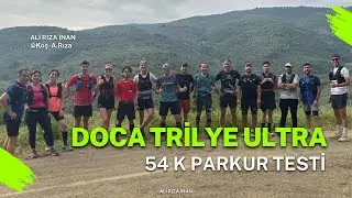 Doca Trilye Ultra 54 K Parkur Testi #vlog 7 #action5pro #trail #ultramarathonrunner #runner