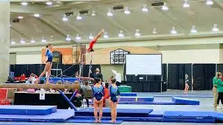 Level 7 Gymnastics Uneven Bars. Hosannah. USAG Christmas on the Chesapeake 2025. 9.225.