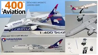Aviation400 - Hawaiian Airlines Boeing 787-9 with Detachable Magnetic Landing Gear!