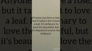 #love #ordinary #beautiful #lovebeautiful #beautifullove #quotesaboutlife #feeling #life #youtube