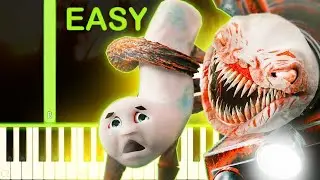 Choo Choo Charles - Hungry Pig - EASY Piano Tutorial