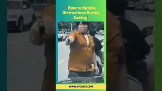 How to Handle Distractions During Coding  #coding #webdevelopment #codes #css #html #shorts